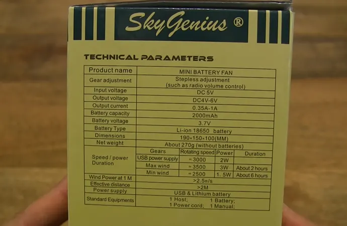 A High Quality Battery for Skygenius Fans A High Quality Battery for Skygenius Fans