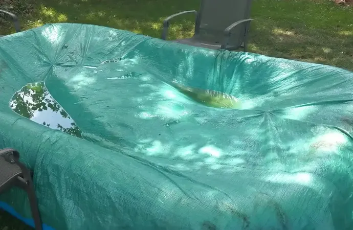 Only flip it over and refill it when youre ready to let the kids play in it Only flip it over and refill it when you’re ready to let the kids play in it