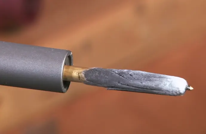 Clean the Debris with a Dry Patch