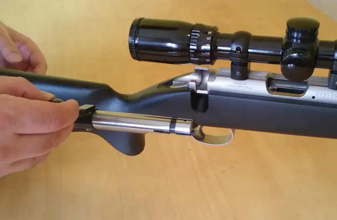 Remove the Bolt from the Rifle