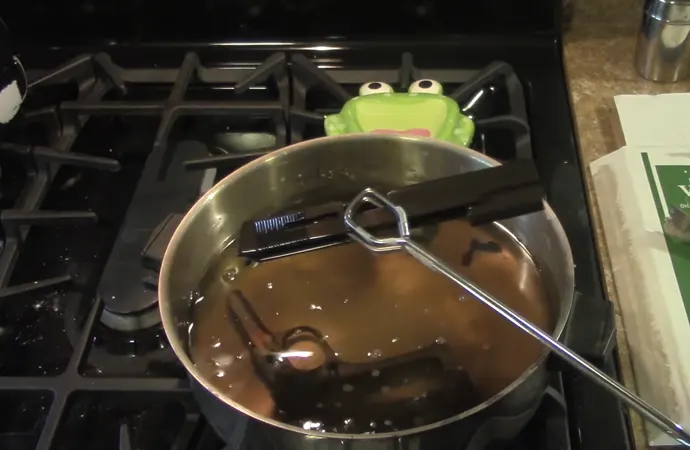 The Nitre Blue Hot Bluing Process