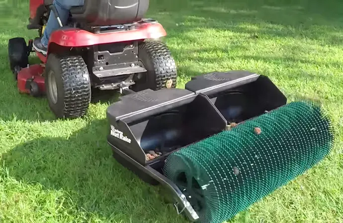 Which is the fastest way to pick up acorns?