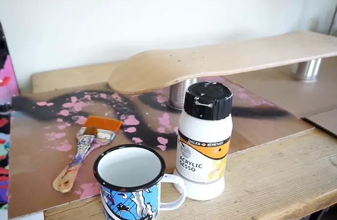 A preparation list before painting a skateboard deck A preparation list before painting a skateboard deck.