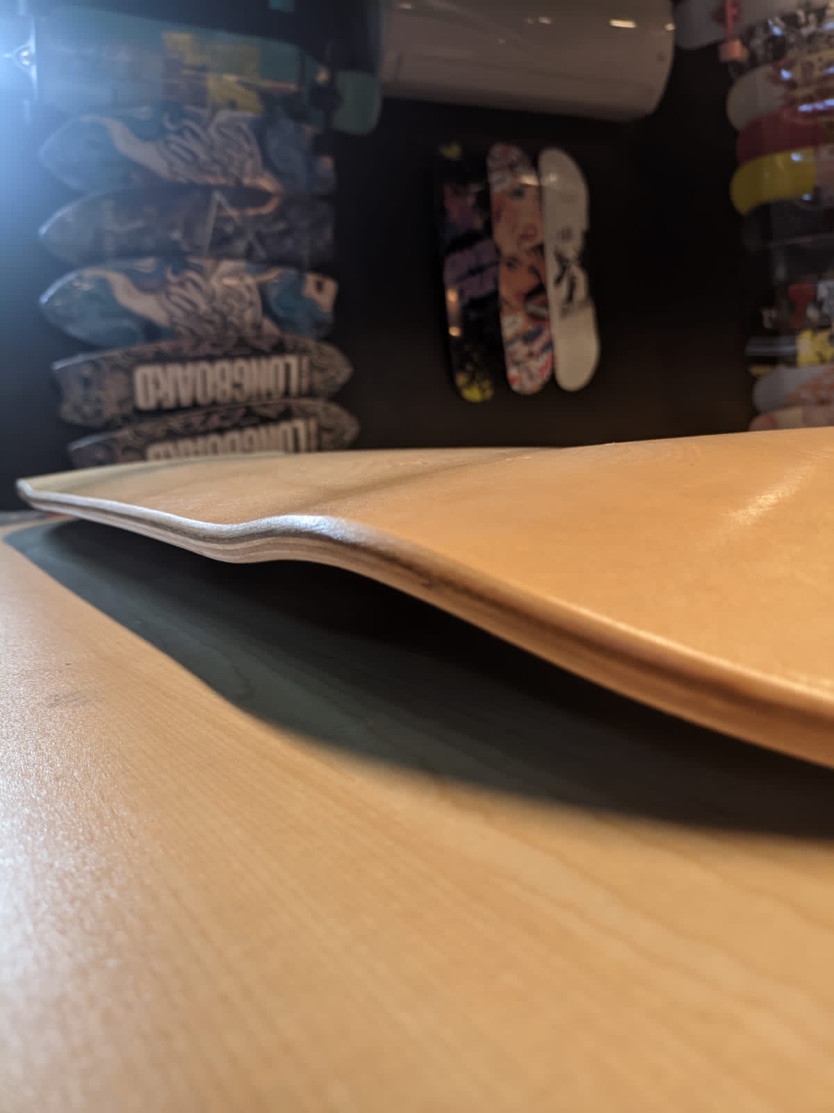 Anatomy of a Skateboard: Uncover the Surprising Secrets! the deck of a skateboard is a plain board with no intricate curves on it.