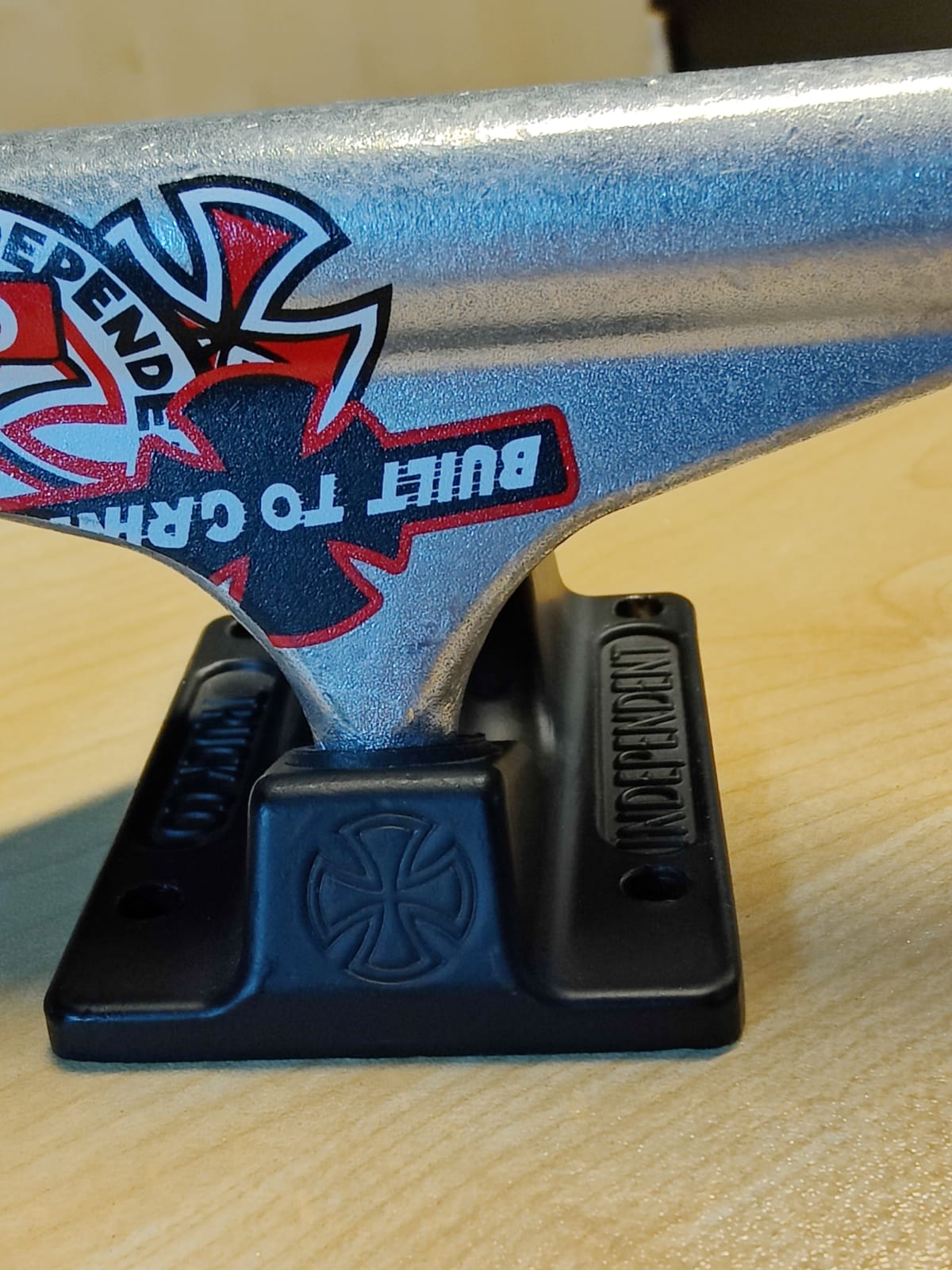 Anatomy of a Skateboard: Uncover the Surprising Secrets! Trucks are made of steel and usually last long. Its main goal is to maintain the wheels while rolling.