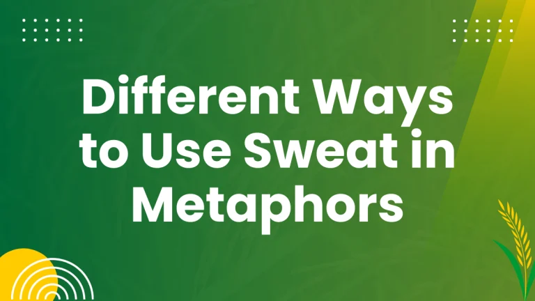 Sweating Metaphors: Expressive Language in English Sweating Metaphors: Expressive Language in English